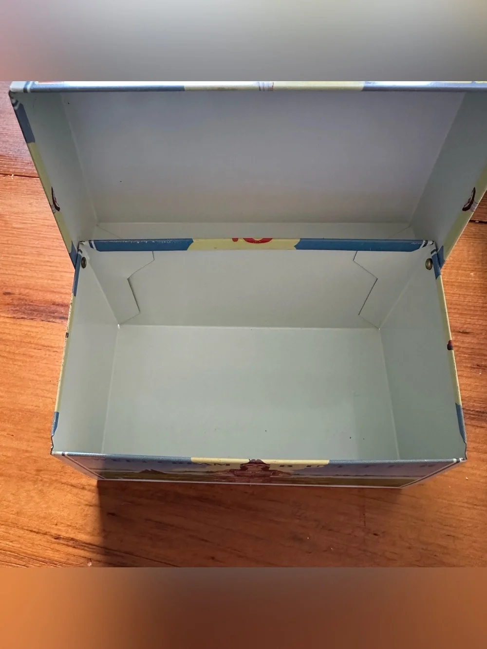 Land O Lakes Vintage Recipe Tin Box  With Recipe Cards Included Mostly Complete